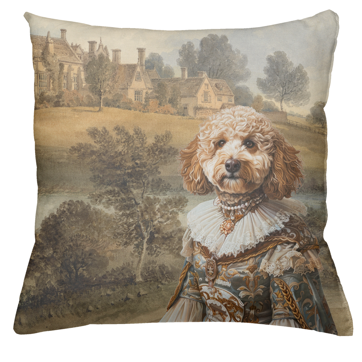 The Dogs Tale Velvet Decorative Cushion, The Napking home textile, var. 7