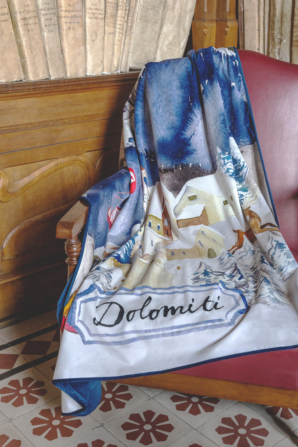 Plaid «Dolomiti», 100% Made in Italy - The Napking