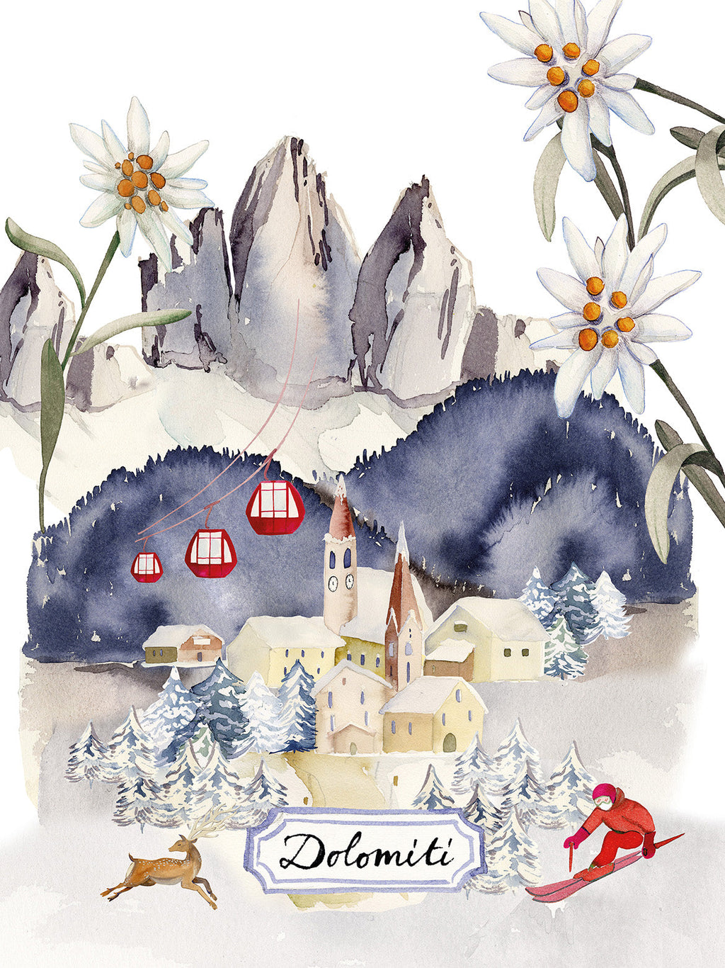 Kitchen Towels Dolomiti 100% Made in Italy - The Napking