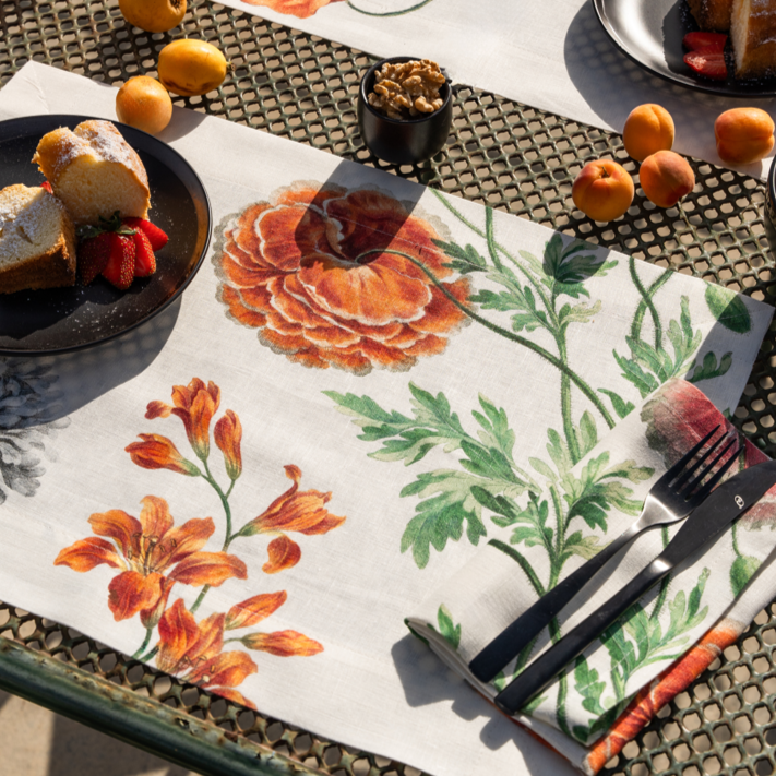 Set of 4 Placemats «Edward», 100% Made in Italy