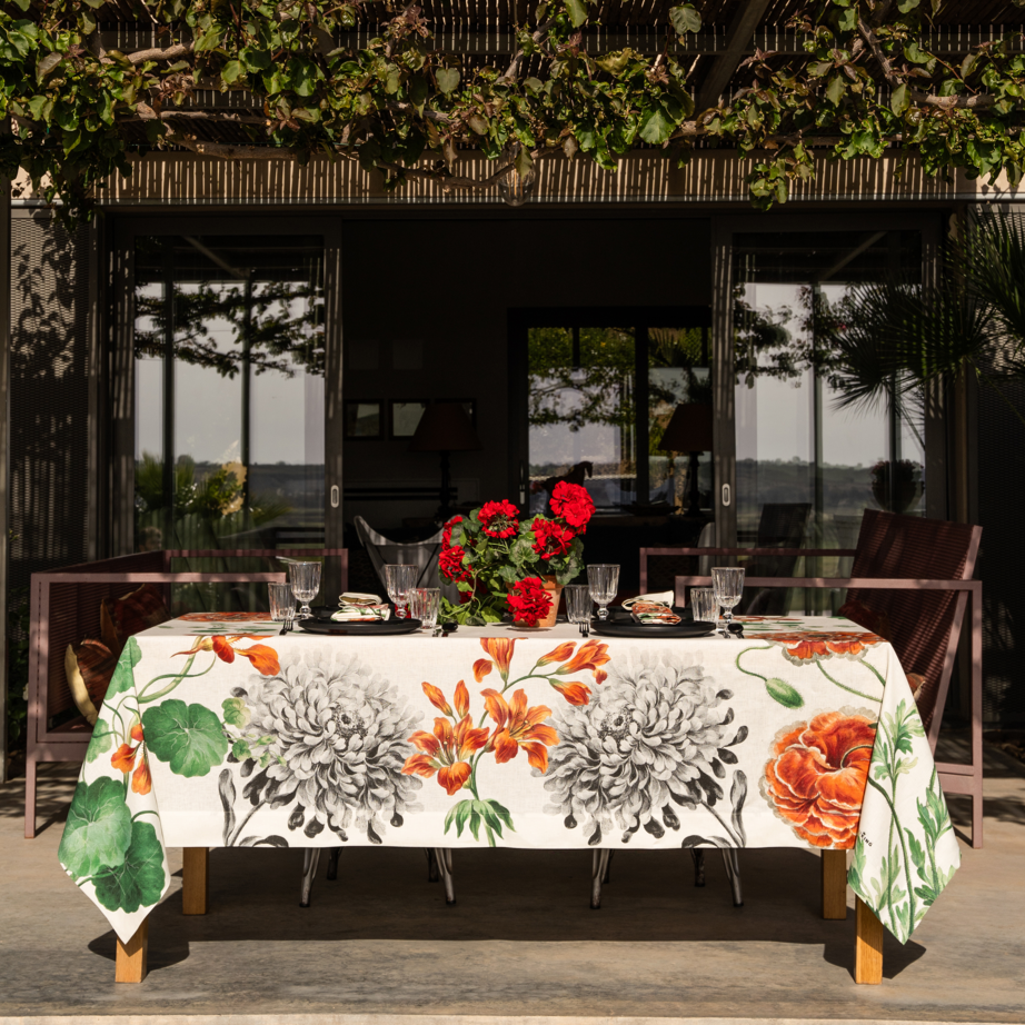 Linen Tablecloth «Edward» 100% Made in Italy - The Napking