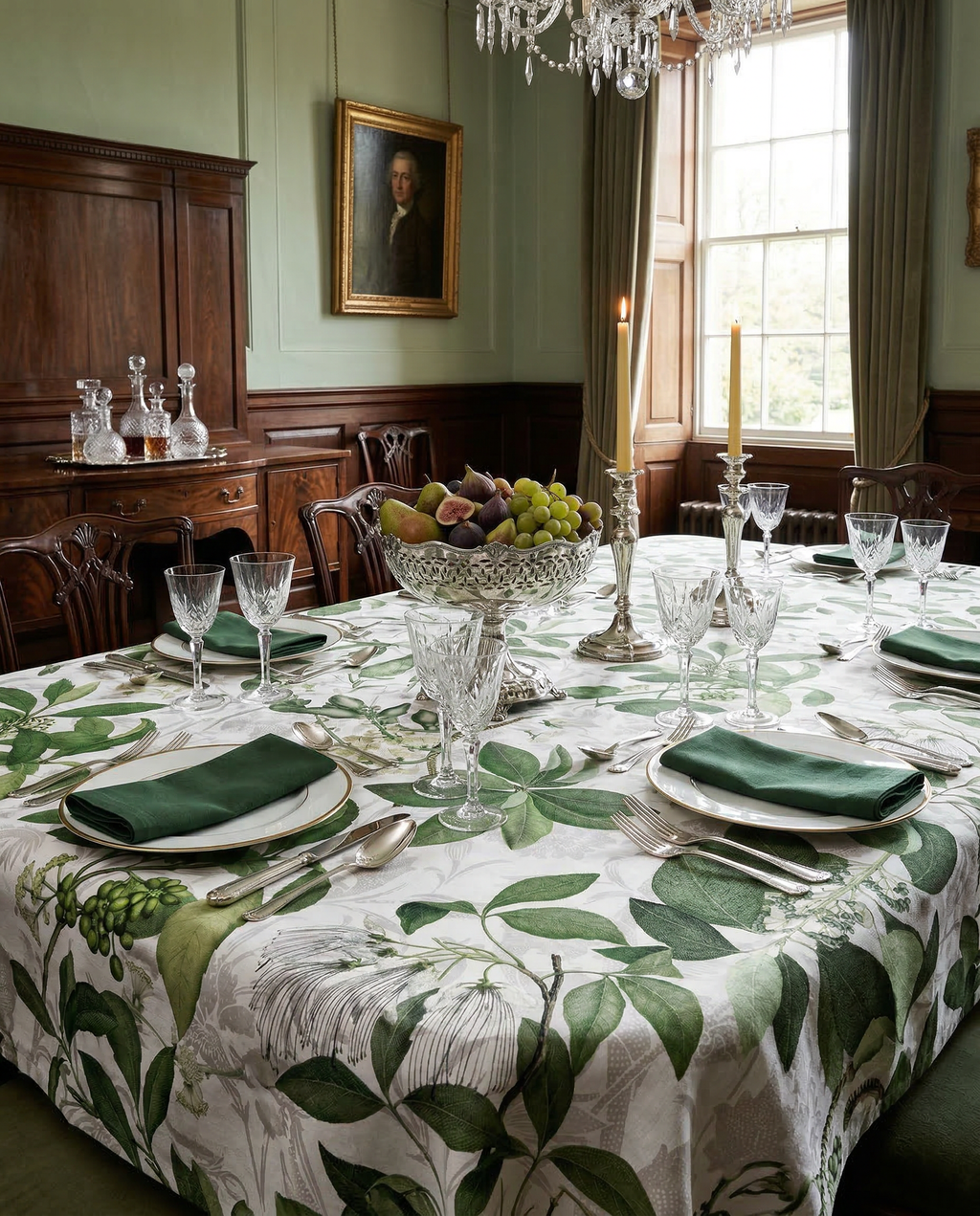 Hedycarya Premium Linen Tablecloth, The Napking home textile