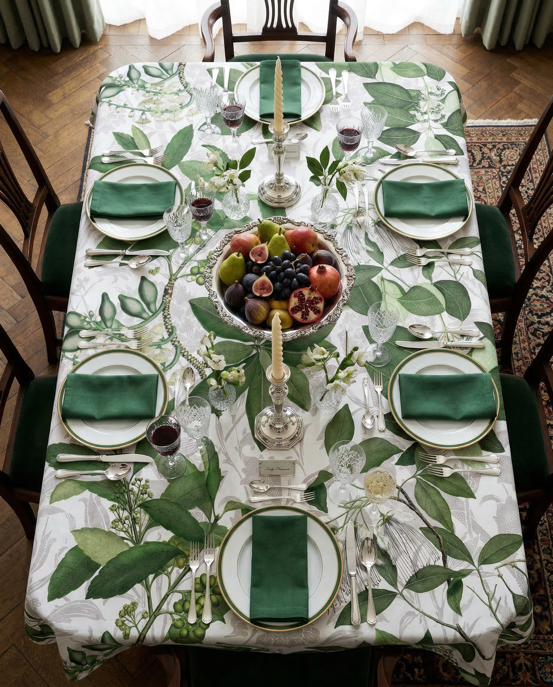 Hedycarya Premium Linen Tablecloth, The Napking home textile