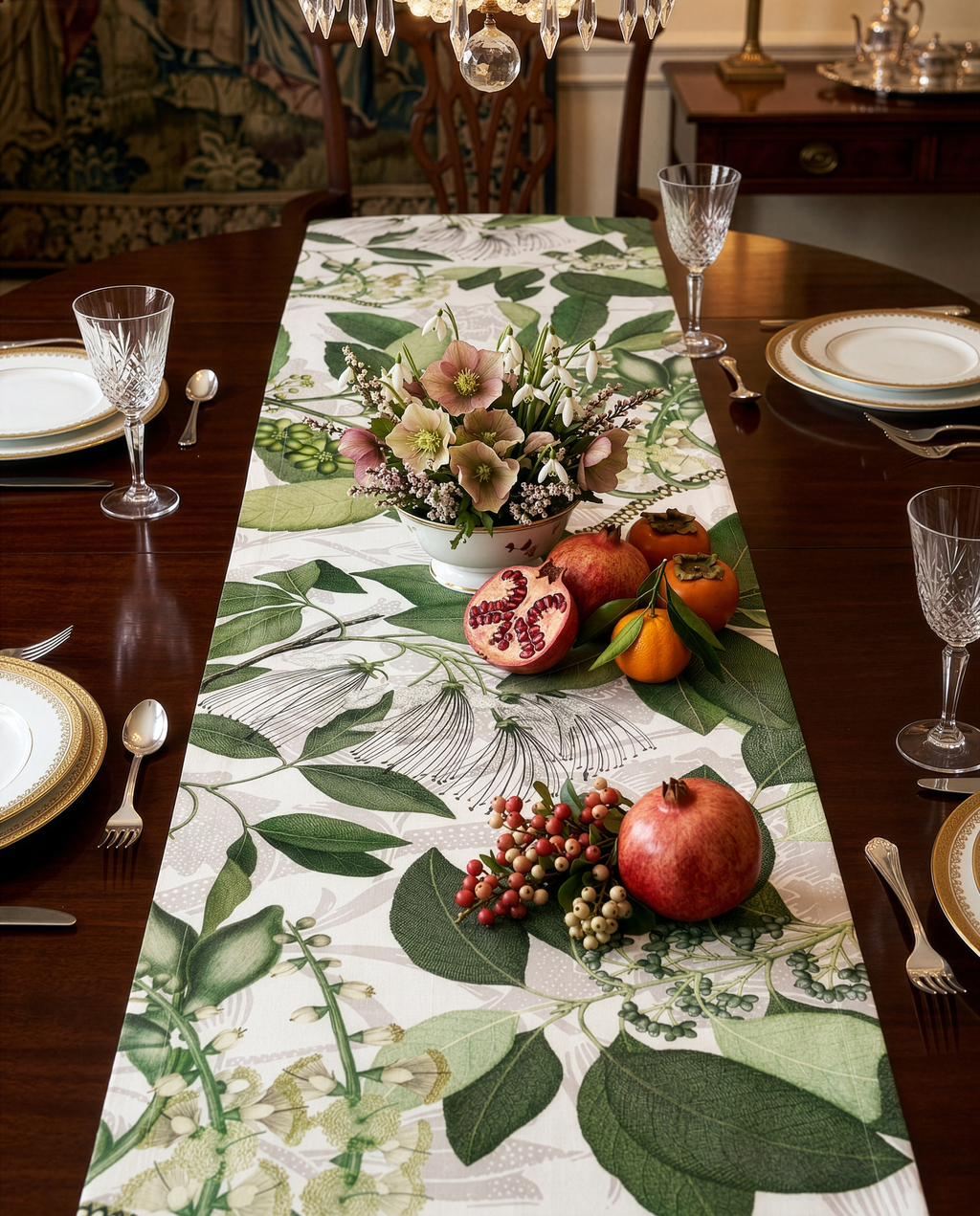 Hedycarya Set of 4 Premium Linen Napkins, The Napking home textile, White