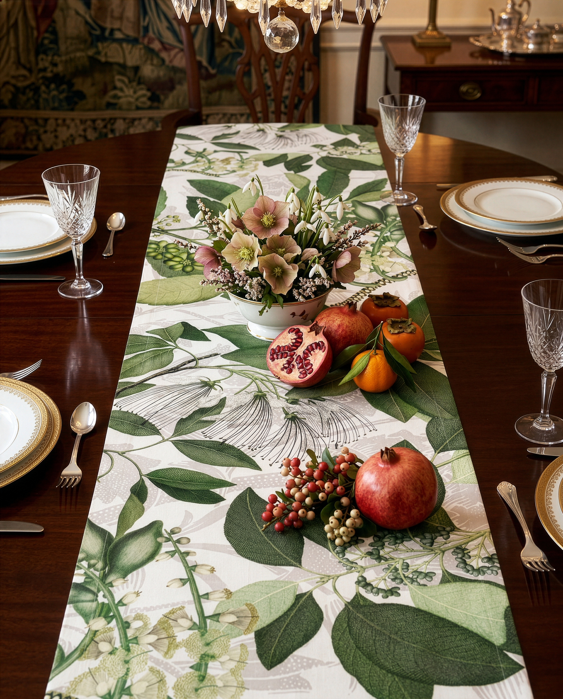 Hedycarya Set of 4 Premium Linen Napkins, The Napking home textile, White