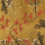 Eiji lino premium mantel con contemporary graphic print, vista 5