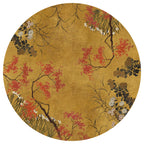 Eiji lino premium mantel con contemporary graphic print, vista 7