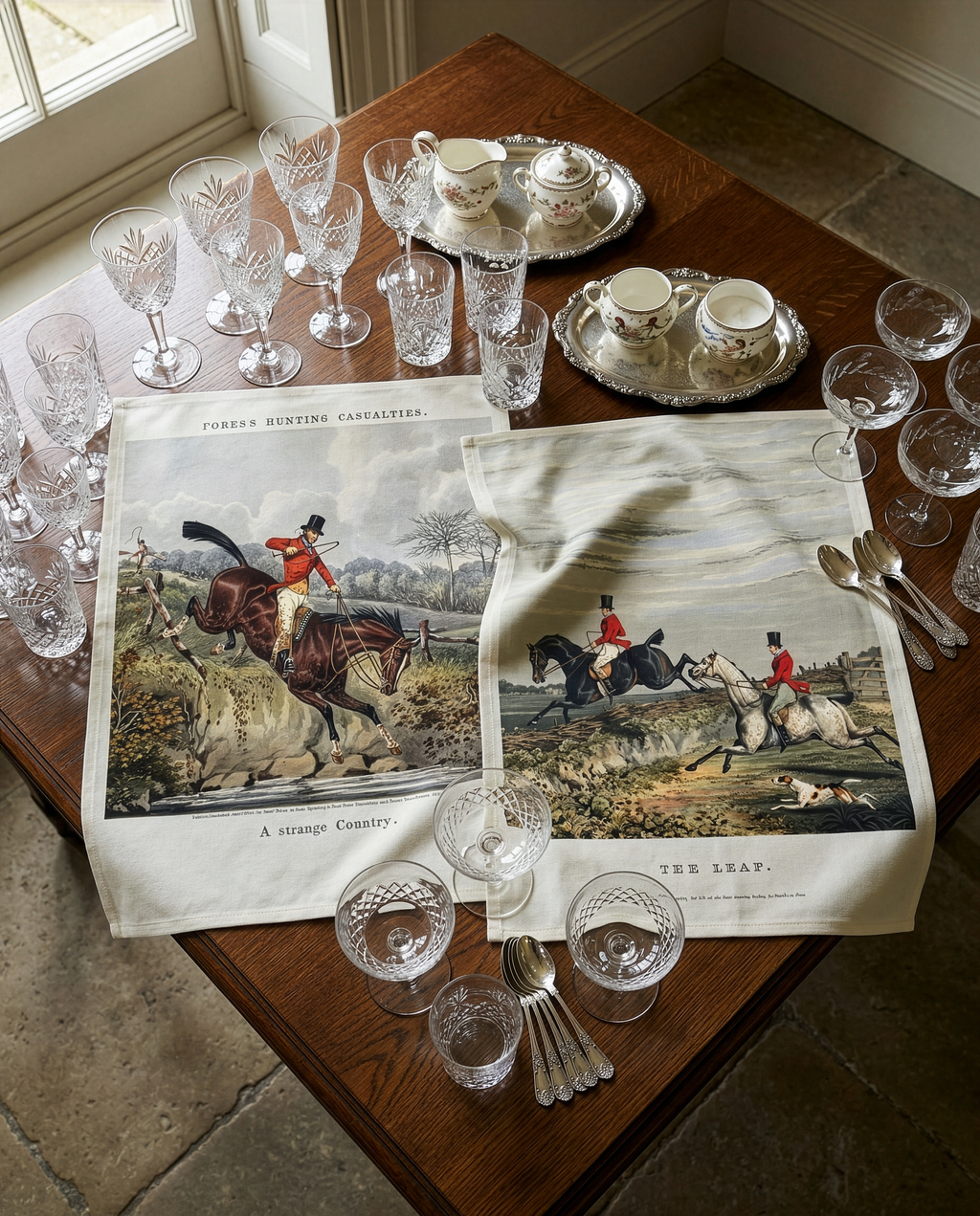 England Premium Linen Kitchen Towel, The Napking home textile, Kitchen Towel Var. 1