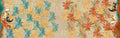 Equis Premium Linen table runner with equestrian-inspired graphic print, view 4