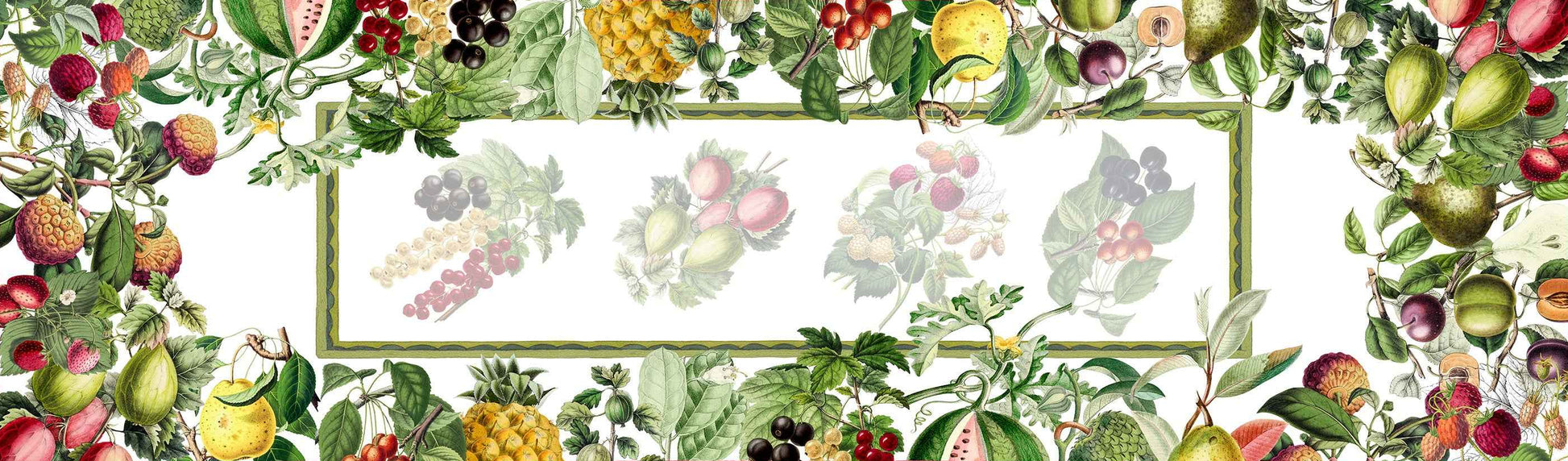 Pure Linen Runner Exotica 100% Made in Italy