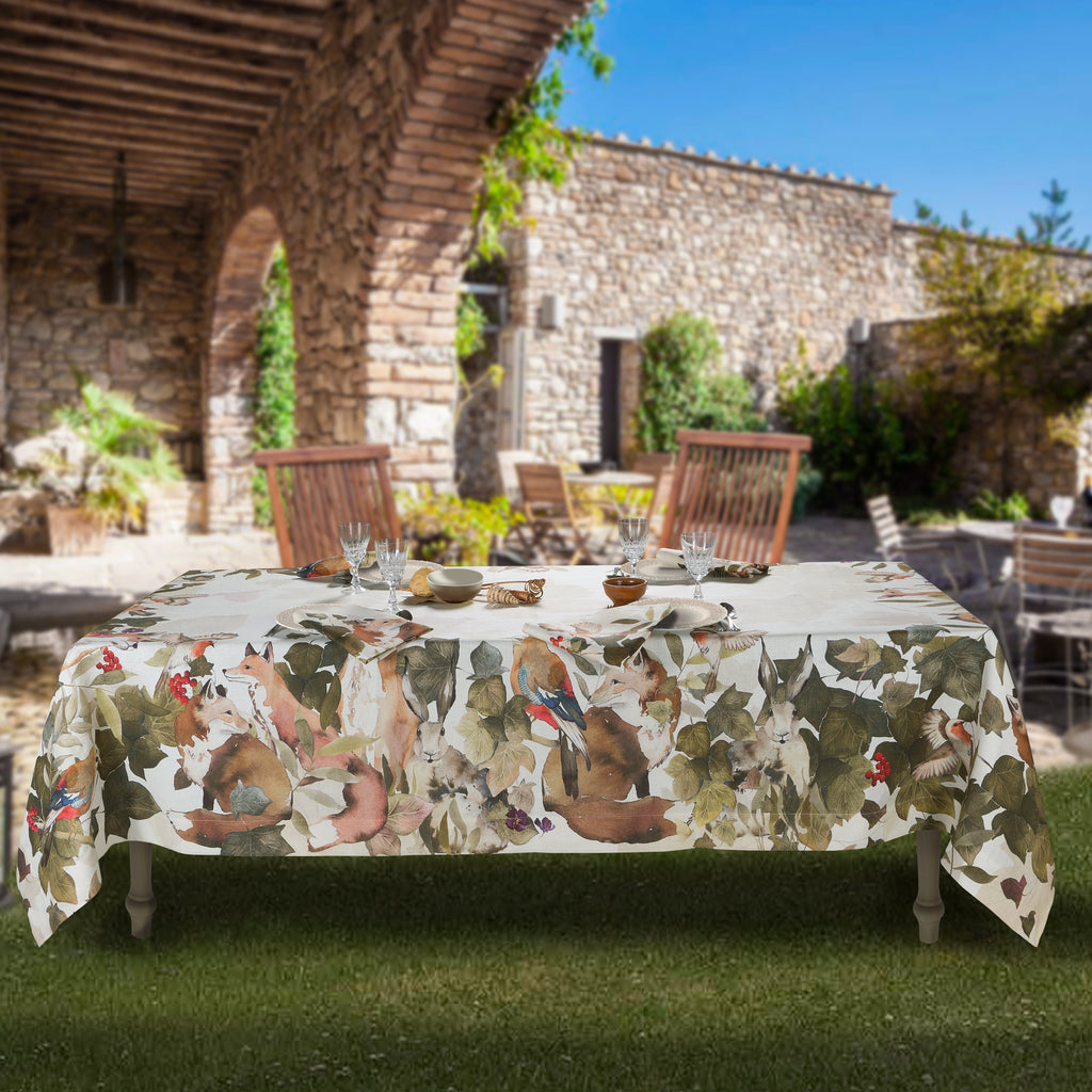 Tablecloths «Foxy»  100% Made in Italy The Napking