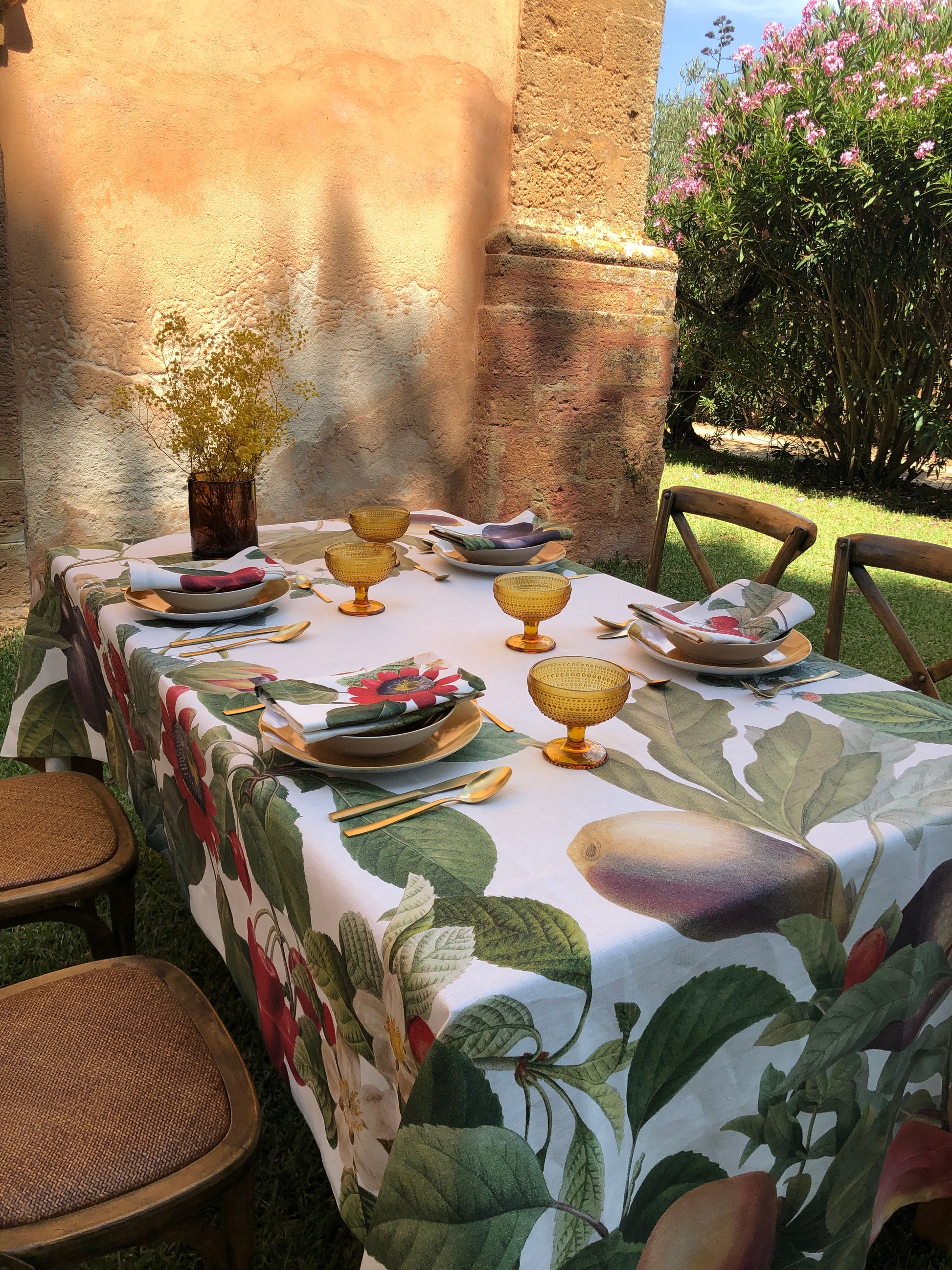 Tablecloths «Fruit Love»  100% Made in Italy - The Napking