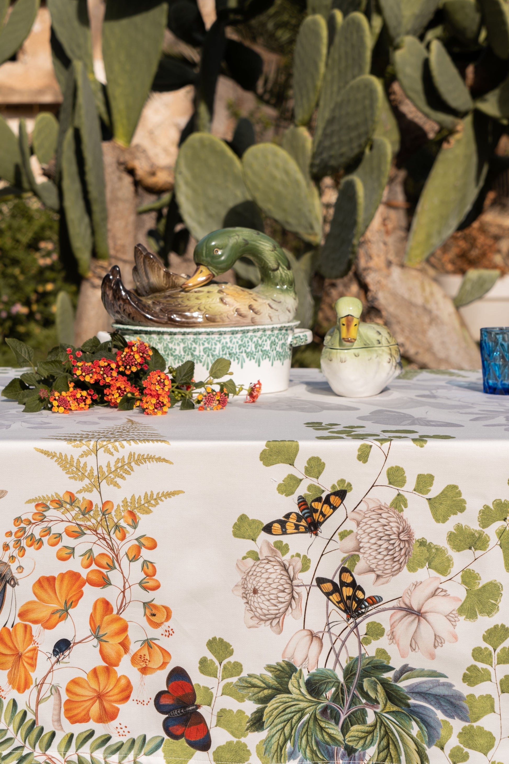 Satin Tablecloths Felci 100% Made in Italy The Napking