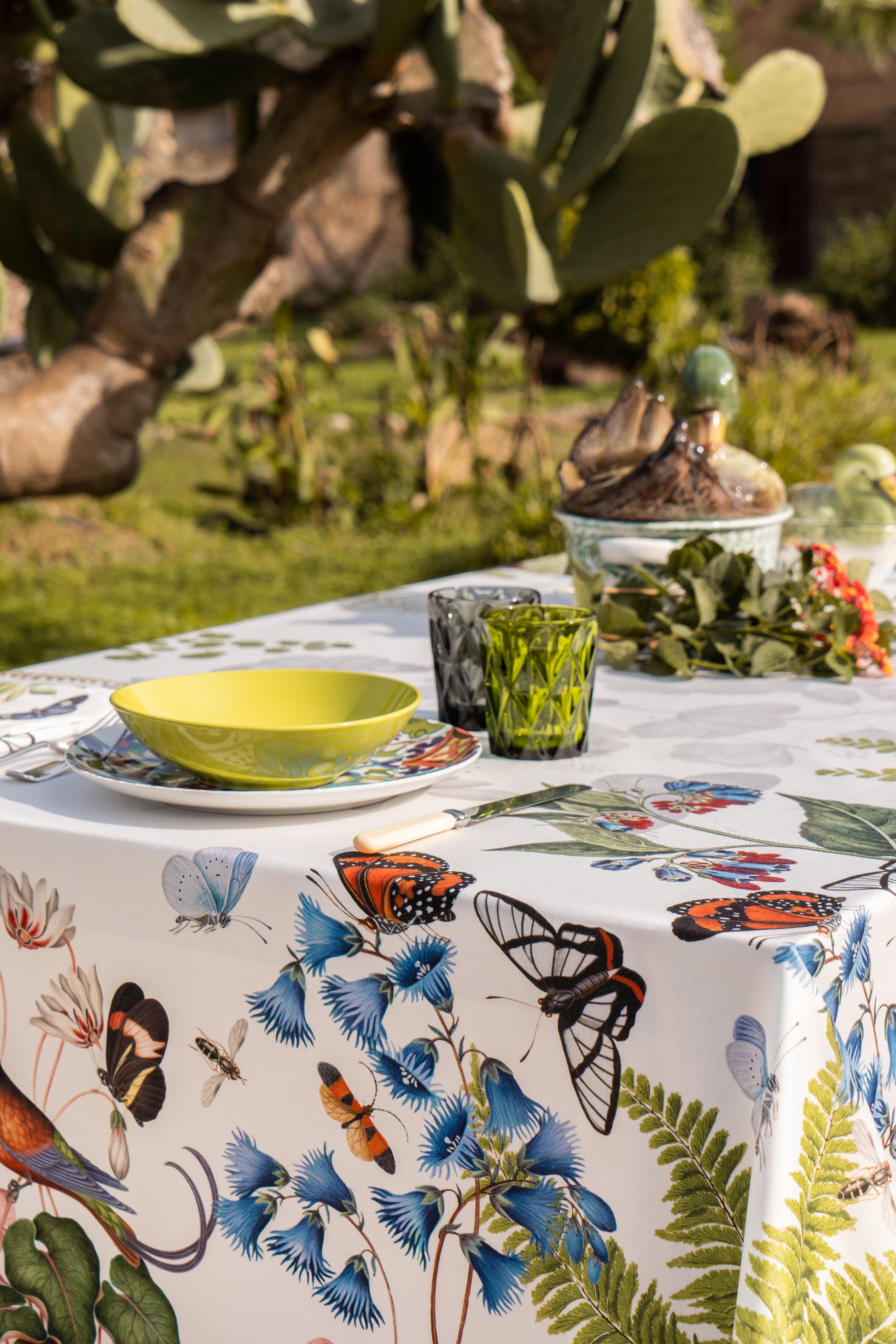Satin Tablecloths Felci 100% Made in Italy The Napking