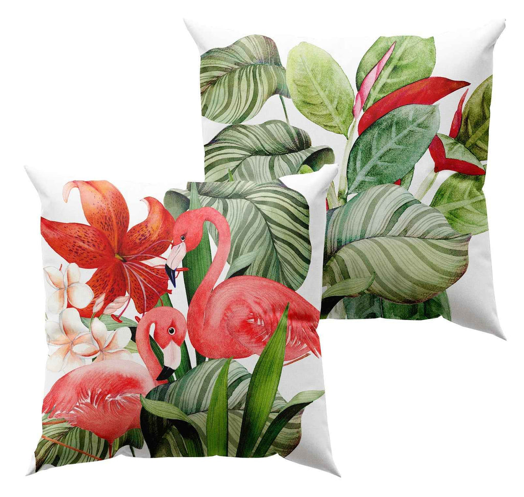 Cushion «Flamingos», 100% Made in Italy