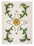 Kitchen Towels «Floral», 100% Made in Italy The Napking