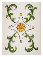 Kitchen Towels «Floral», 100% Made in Italy The Napking