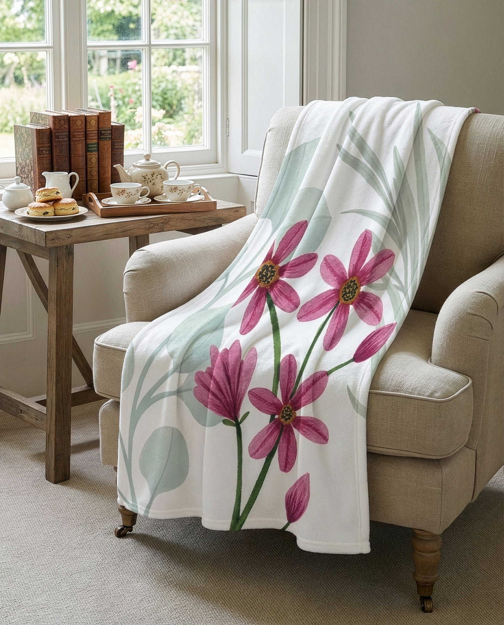 Plaid «Forêt», 100% Made in Italy