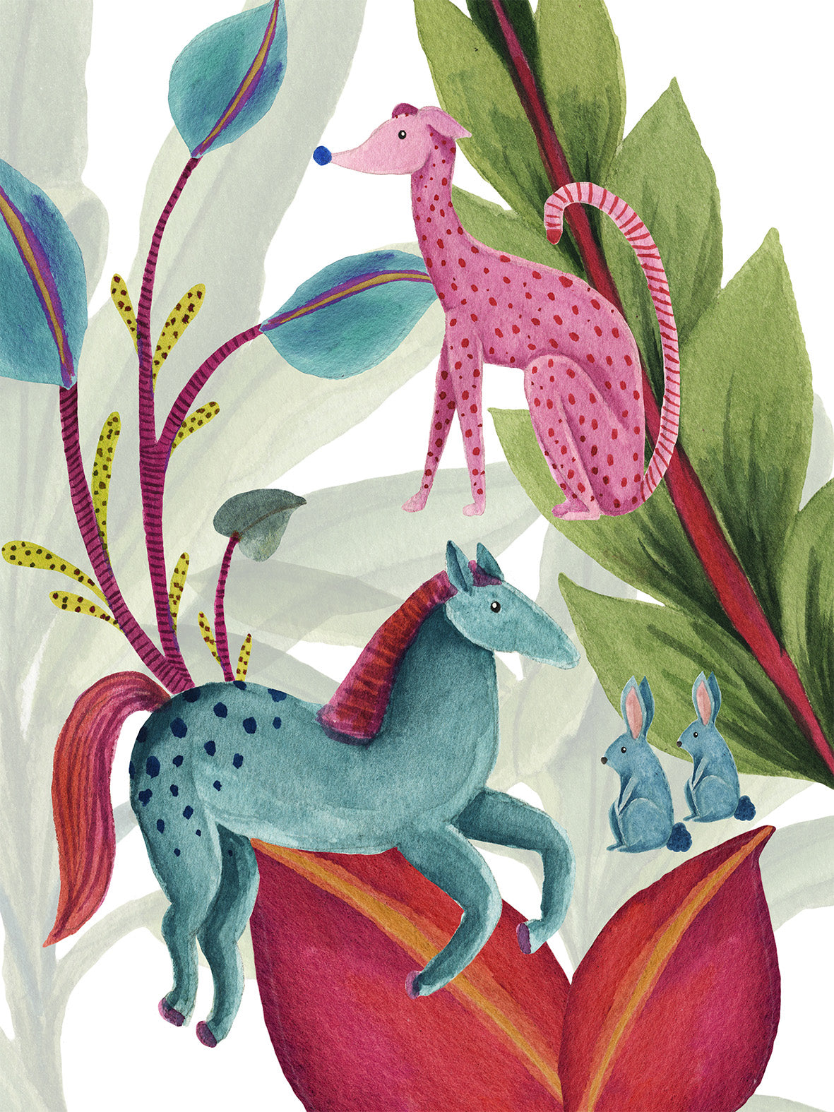 Kitchen Towels «Funky Animals» 100% Made in Italy - The Napking