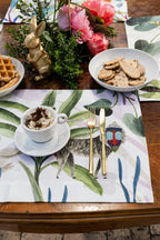 Set de 4 sets de table «Funky Animals» satin de coton 100% Made in Italy | The Napking