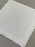 Geometric Set of 6 Hand-Embroidered Napkins