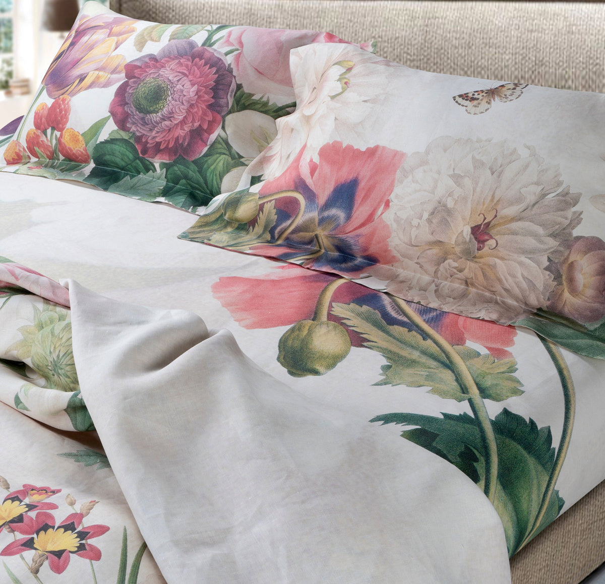 Duvet Cover Set «Garden Eden» 100% Made in Italy