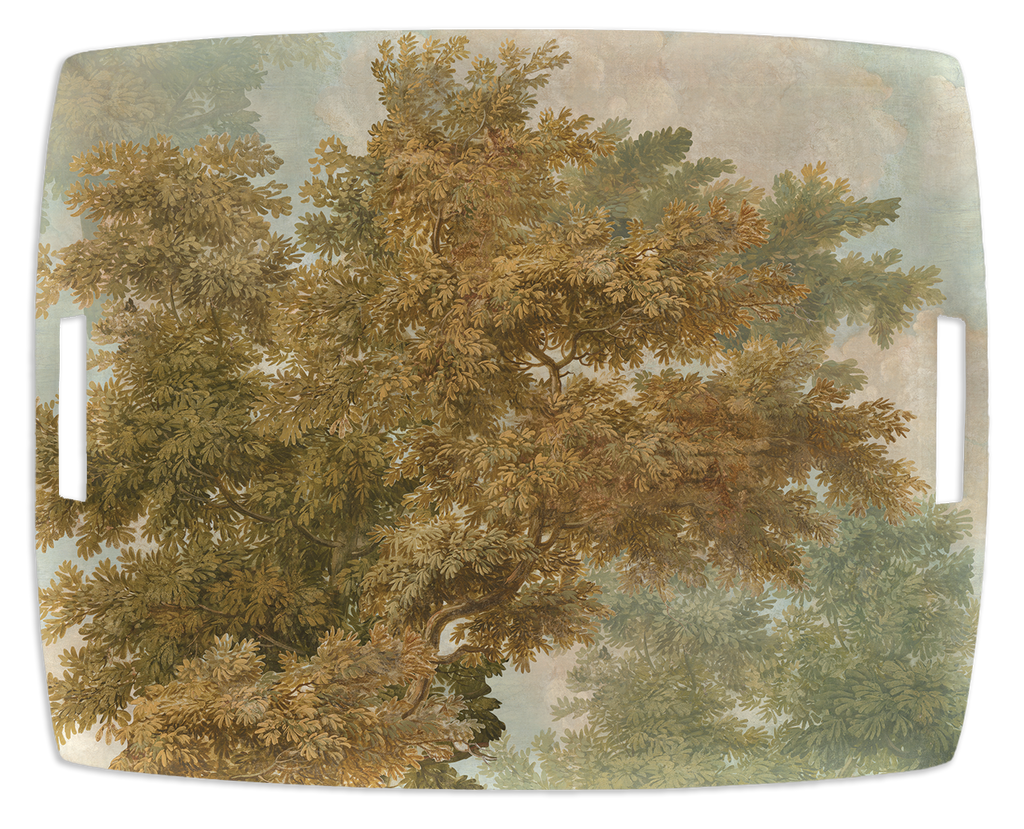 Goblin acrylic tray avec digitally imprimé woodland linen, view 4