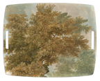 Goblin acrylic tray with digitally printed woodland linen, view 4