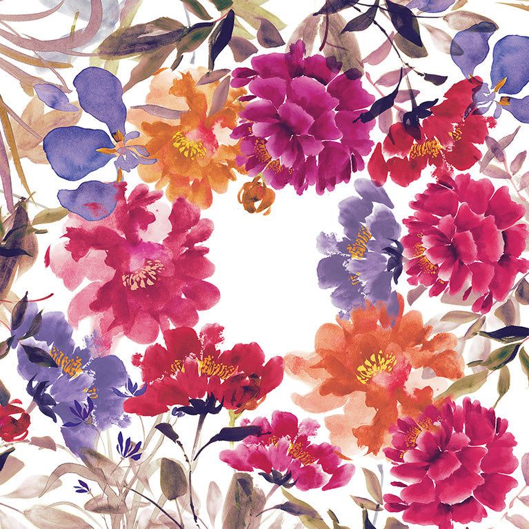 Linen Tablecloth Hanami, 100% Made in Italy The Napking