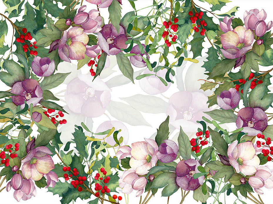 Nappe en lin «Helleborus» 100% Made in Italy The Napking
