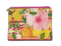 Cotton Trousse «Ibiscus», 100% Made in Italy - The Napking