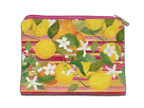 Cotton Trousse «Ibiscus», 100% Made in Italy - The Napking