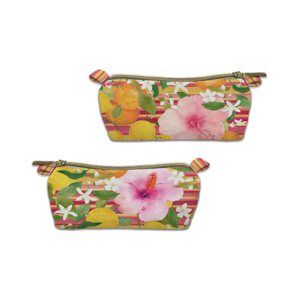 Velvet Case «Ibiscus»,100% Made in Italy - The Napking