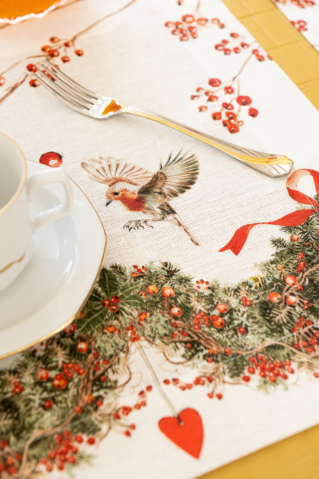Set of 4 Placemats «Janine» Linen 100% Made in Italy - The Napking