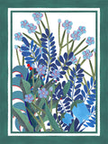 Kitchen Towels Jardin Magique, 100% Made in Italy