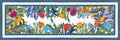 Cotton Satin Runner Jardin Magique 100% Made in Italy