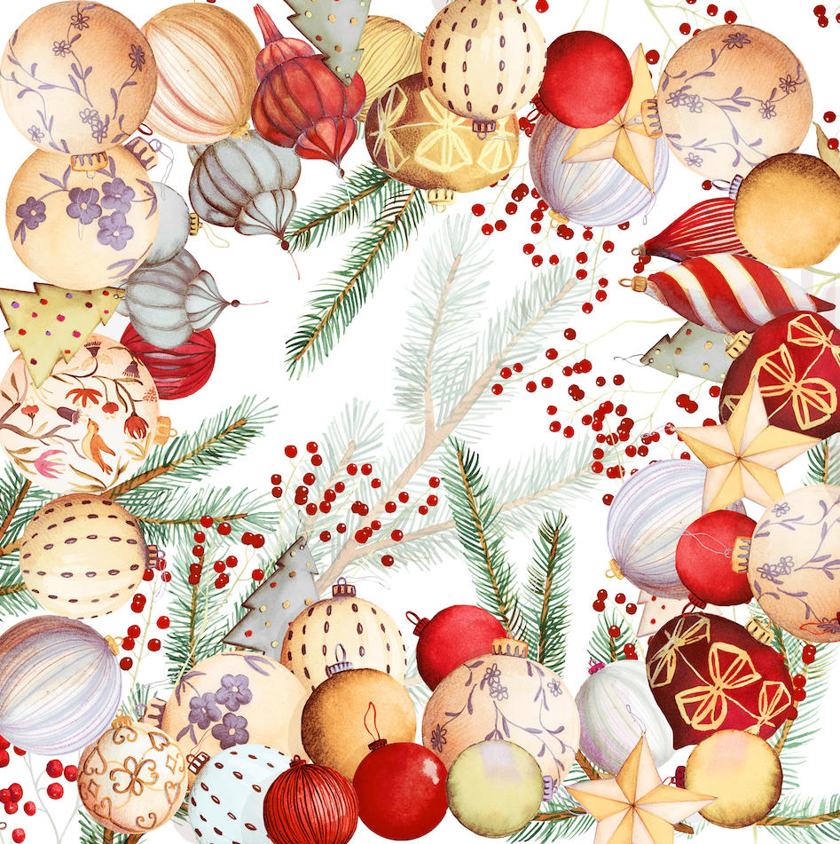 Linen Tablecloth «Jingle», 100% Made in Italy - The Napking