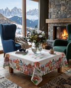Jolin Linen Blend Tablecloth, The Napking home textile, 180x360 cm