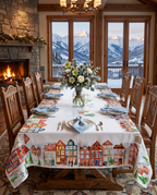 Jolin Linen Blend Tablecloth, The Napking home textile, 110x110 cm