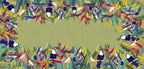 Satin Tablecloth «Jungle» 100% Made in Italy The Napking