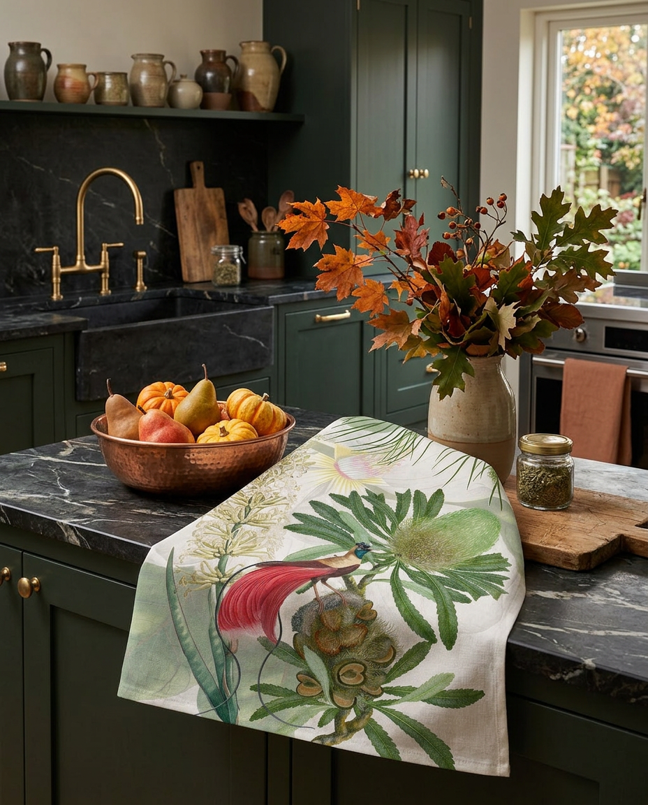 Loma Pure Linen Kitchen Towel, The Napking home textile