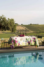 Lipari Pure Linen Tablecloth 110 x 110 cm | 100% MADE IN ITALY