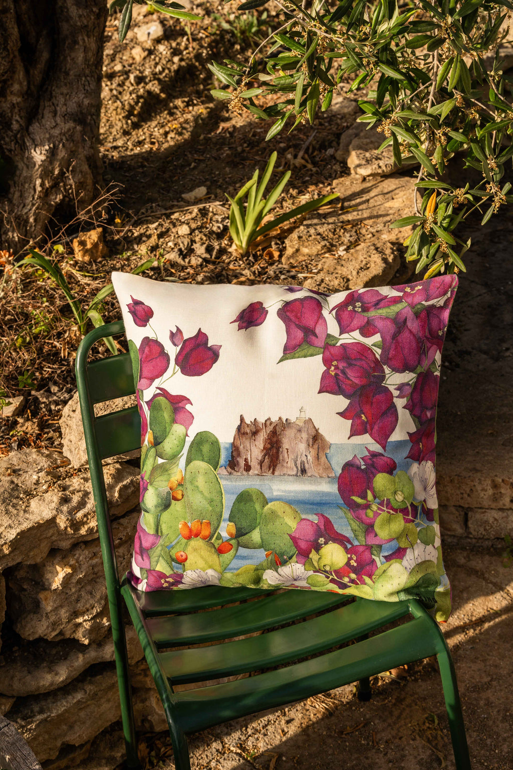 Lipari Pure Linen Cushion 50 x 50 cm | 100% MADE IN ITALY