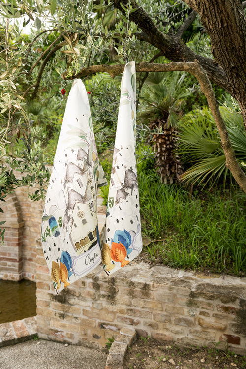 Kitchen Towels «Puglia», 100% Made in Italy - The Napking