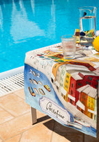Chemin de table en pur lin «Portofino» 100% Made in Italy The Napking