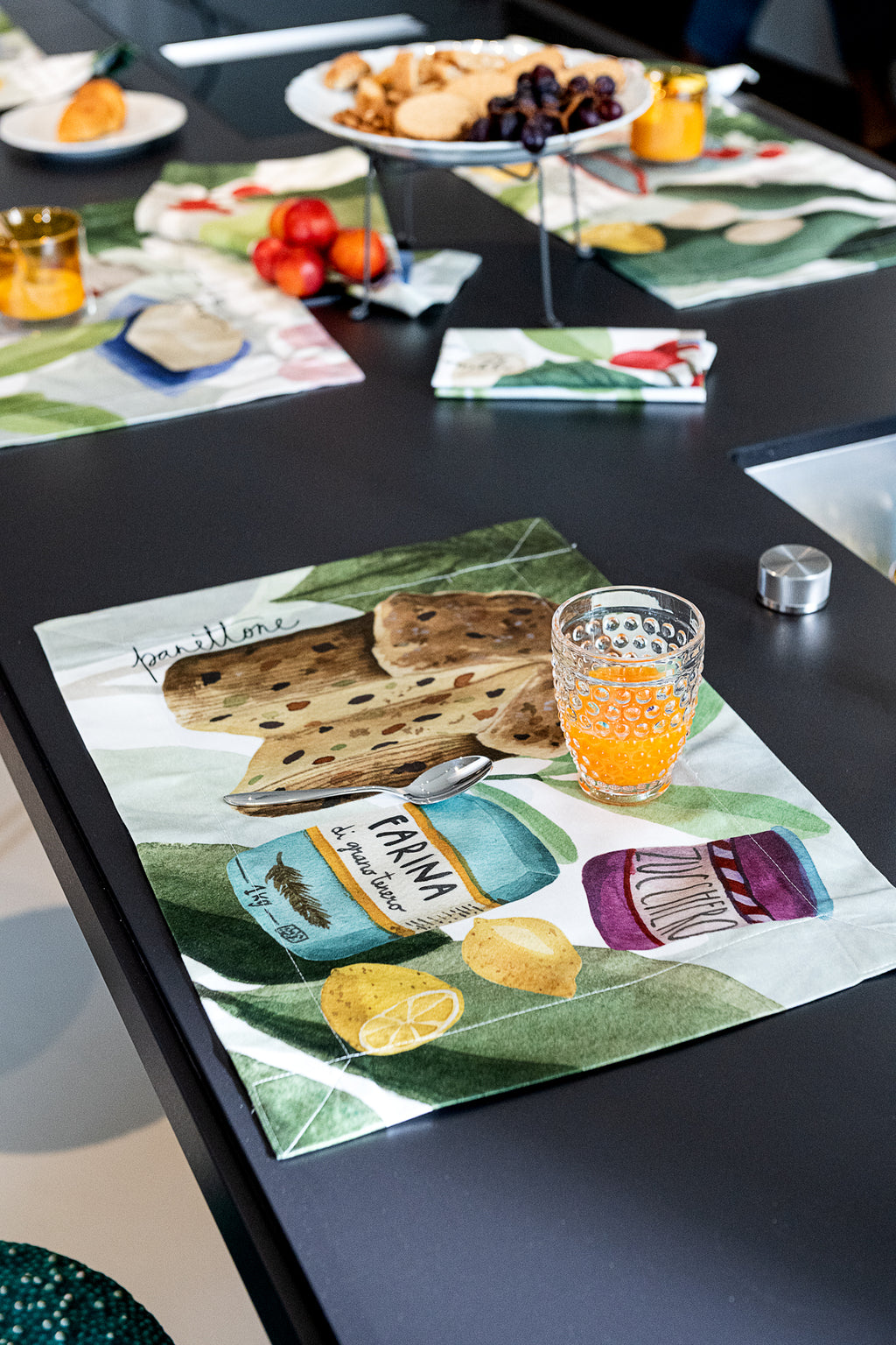 Menù di Natale Cotton Satin Placemats | Set of 4