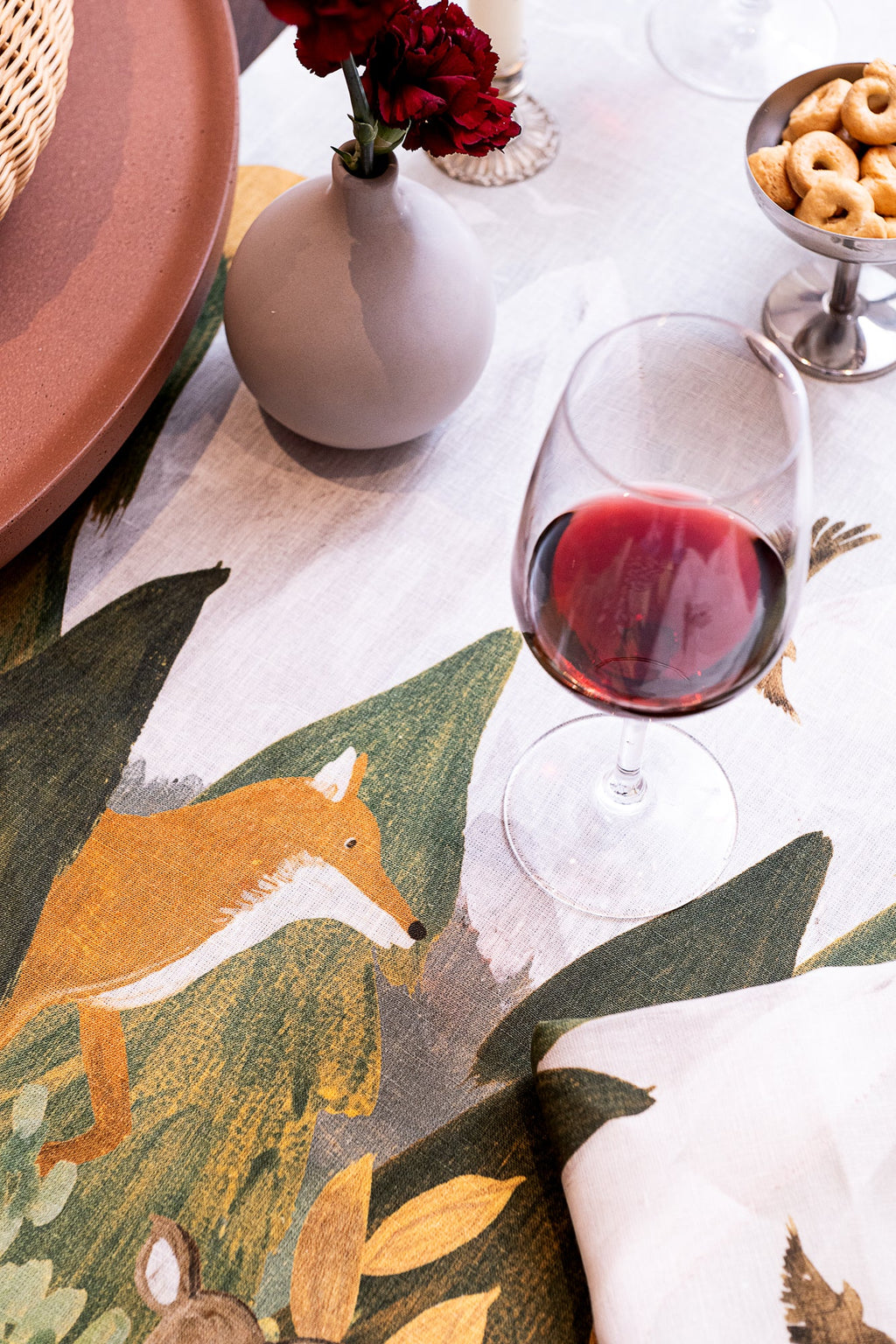 Reinard Pure Linen Tablecloth, The Napking home textile, 150x180 cm