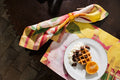 Set Of 4 Napkins Premium Linen «Ibiscus» 100% Made in Italy - The Napking