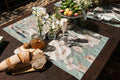 Set of 4 Placemats «Amelie» Cotton Satin 100% Made in Italy - The Napking