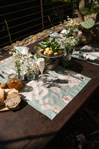 Set of 4 Placemats «Amelie» Cotton Satin 100% Made in Italy - The Napking